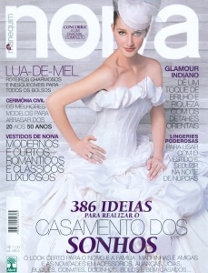 Pétalas na Revista Manequim Noiva