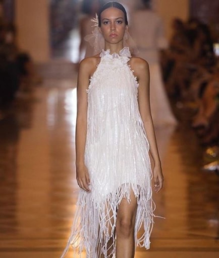 Desfile Martu - Peças com tecidos exclusivos Pétalas