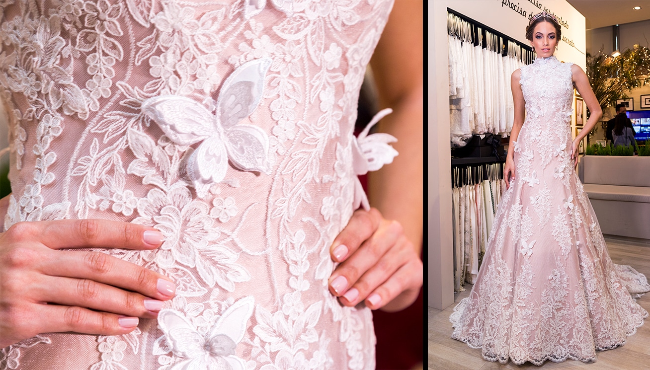 Vestido confeccionado pelo estilista Adriano Martin – Pétalas Casar 2017 Vestido confeccionado pelo estilista Adriano Martin - Pétalas Casar 2017