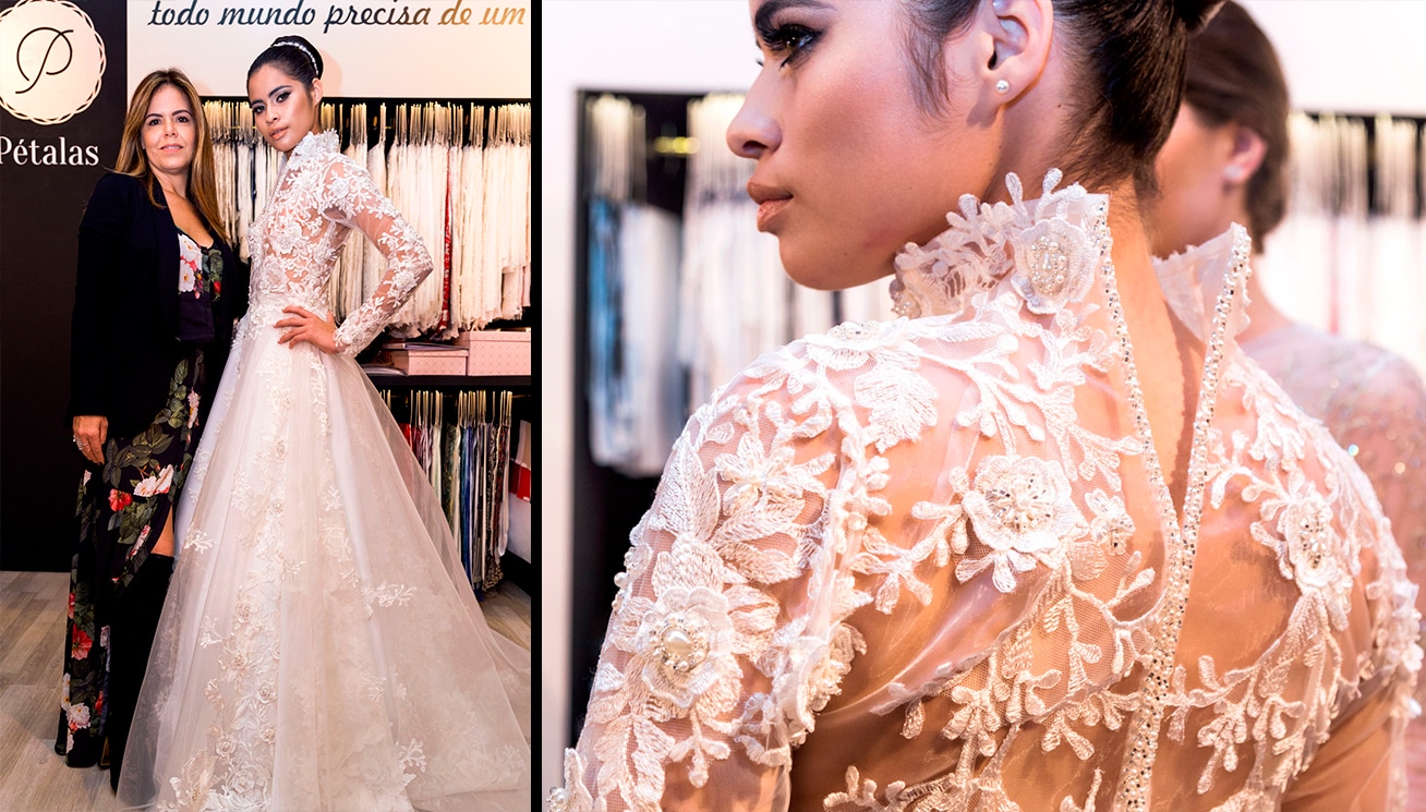 Estilista Alessandra Sobreira – Pétalas Noivas no Casar 2017 Estilista Alessandra Sobreira - Pétalas Noivas no Casar 2017