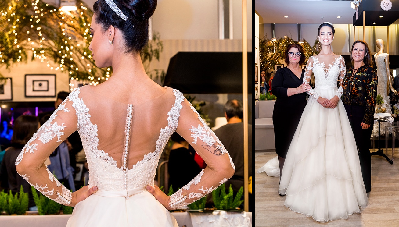 Vestido confeccionado pela estilista Solaine Piccoli – Pétalas Casar 2017 Vestido confeccionado pela estilista Solaine Piccoli - Pétalas Casar 2017