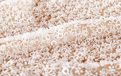 Coleção LaVie - Orgânicos - Tulle -bordado Paradise (detalhe)