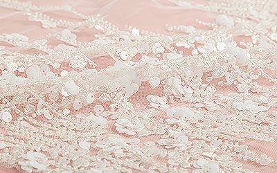 Coleção Perlage - Geométricos - Tulle Bordado Maya (detalhe)